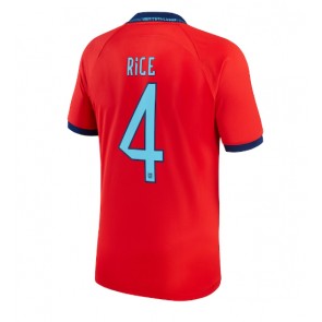 Engleska Declan Rice #4 Gostujuci Dres SP 2022 Kratak Rukavima